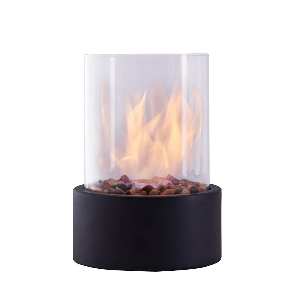 Indoor / Outdoor Portable Tabletop Fire Pit – Clean-Burning Bio Ethanol Ventless Fireplace - Small